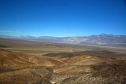 Panamint Valley from the Trona Wildrose Road at the crest of the Slate Range, November 16, 2014